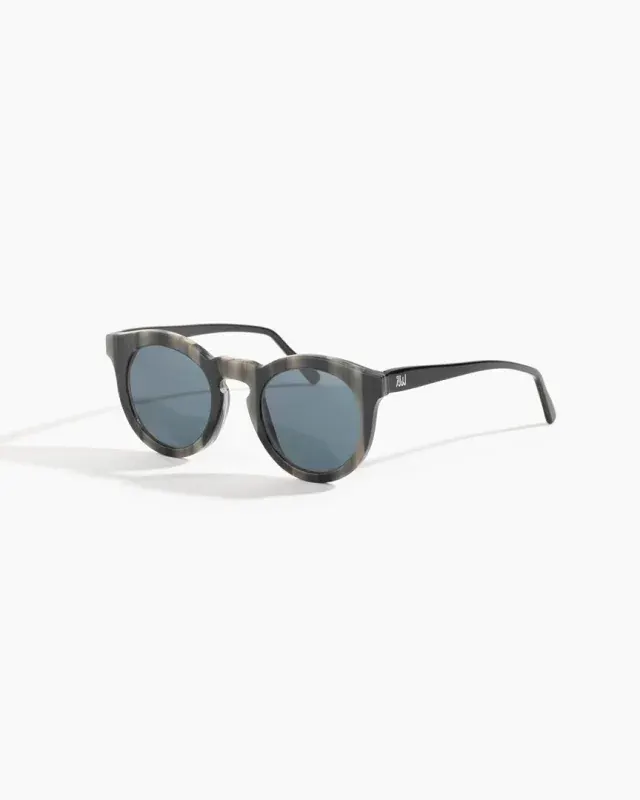 Round dark gray